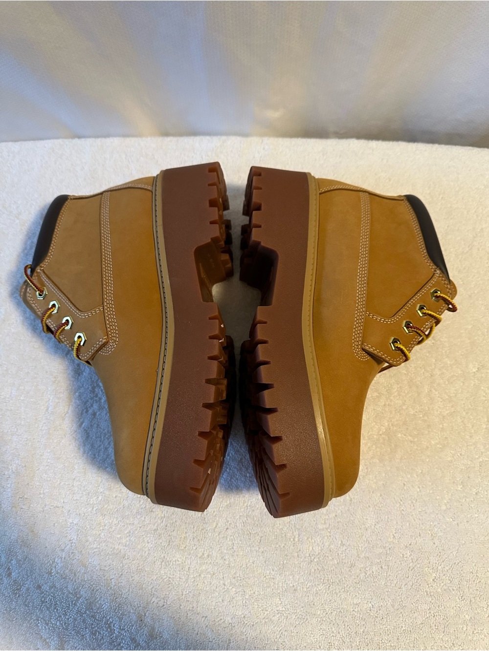 Timberland Nellie Chukka Waterproof Wheat Nubuck Boots Womens 8 New NWOB - Picture 5 of 7